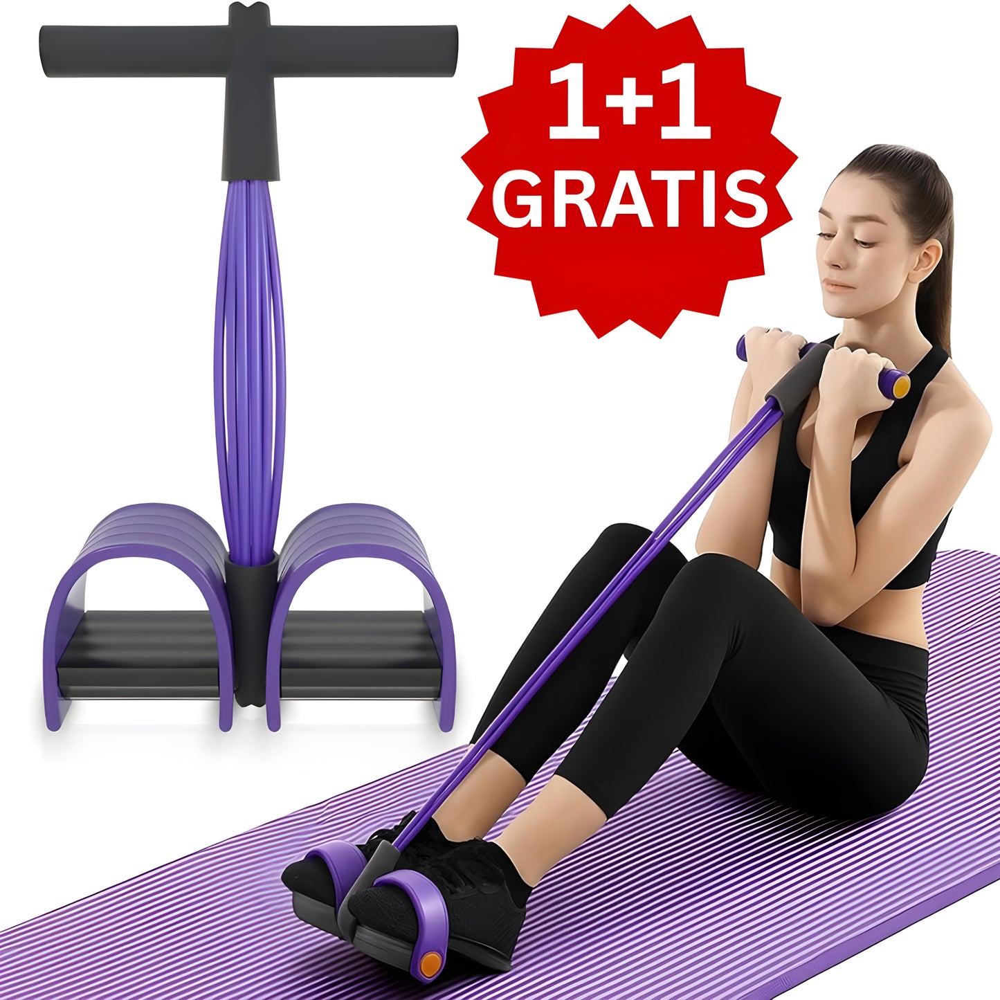 PULLROPE - Elastična Sprava za Trening kod Kuće 1+1 GRATIS