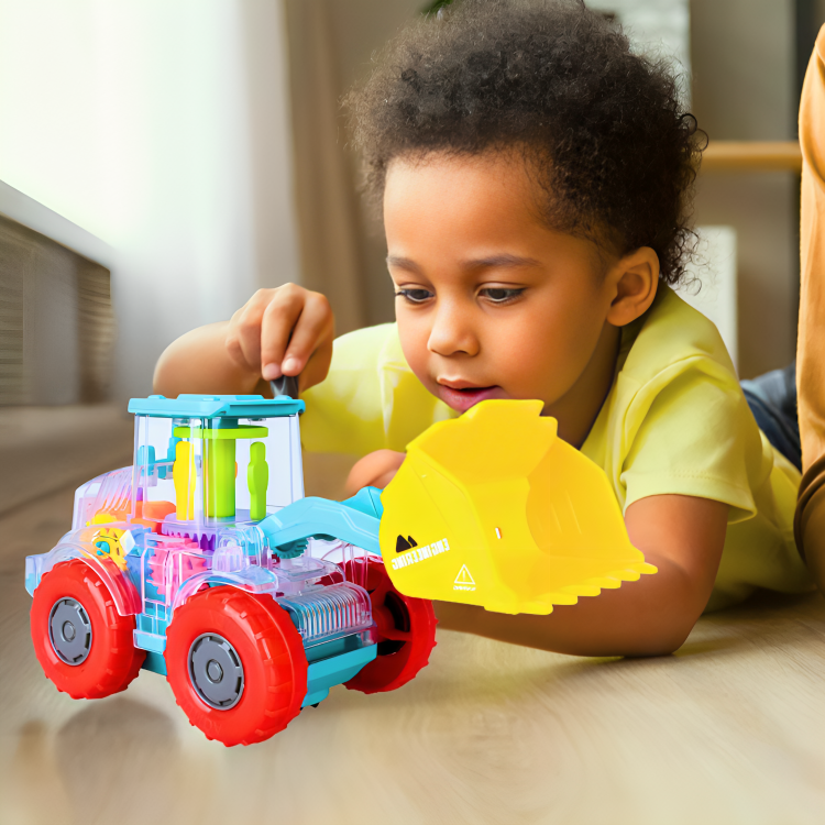 2u1 Muzički Svetleći Bager za decu