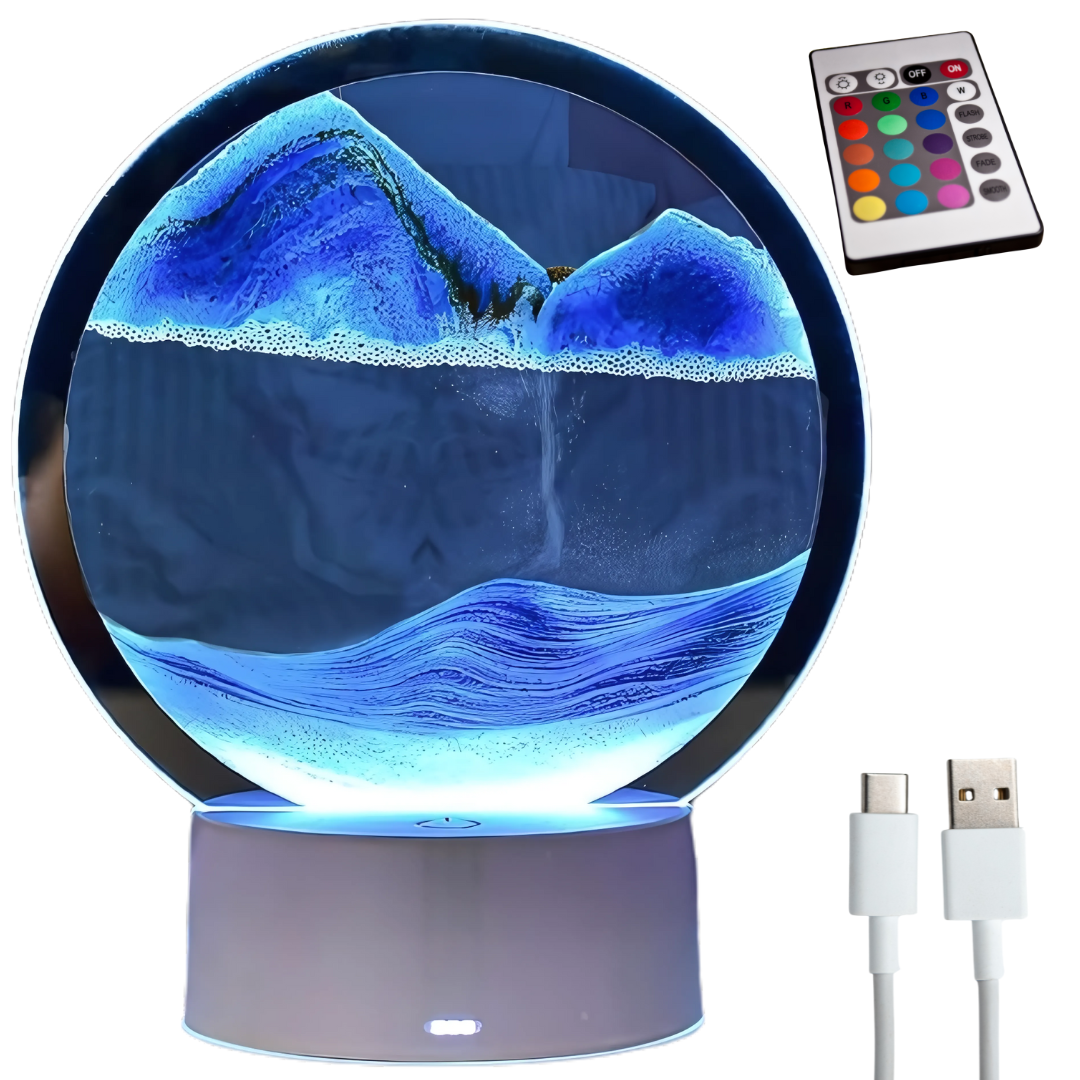 Peščana Lampa sa svetlom