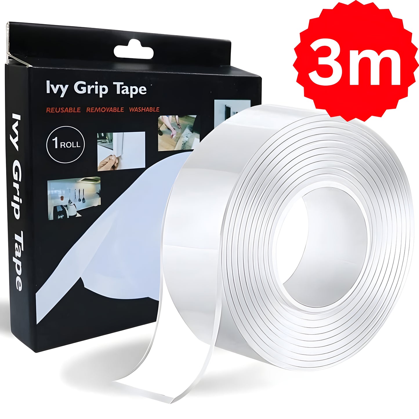 Dupla Traka za Zidove i Nameštaj (3 METRA)