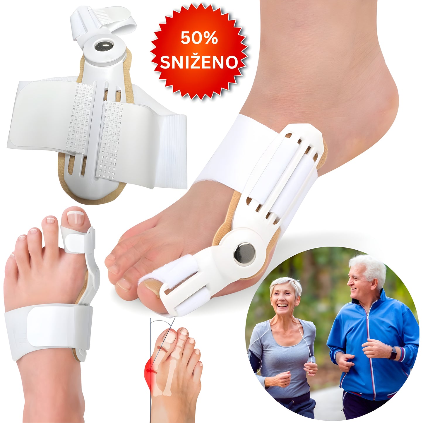 Ortopedski Steznik za Čukljeve