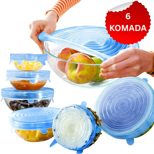 Silikonski Čuvar Hrane (6 KOMADA)