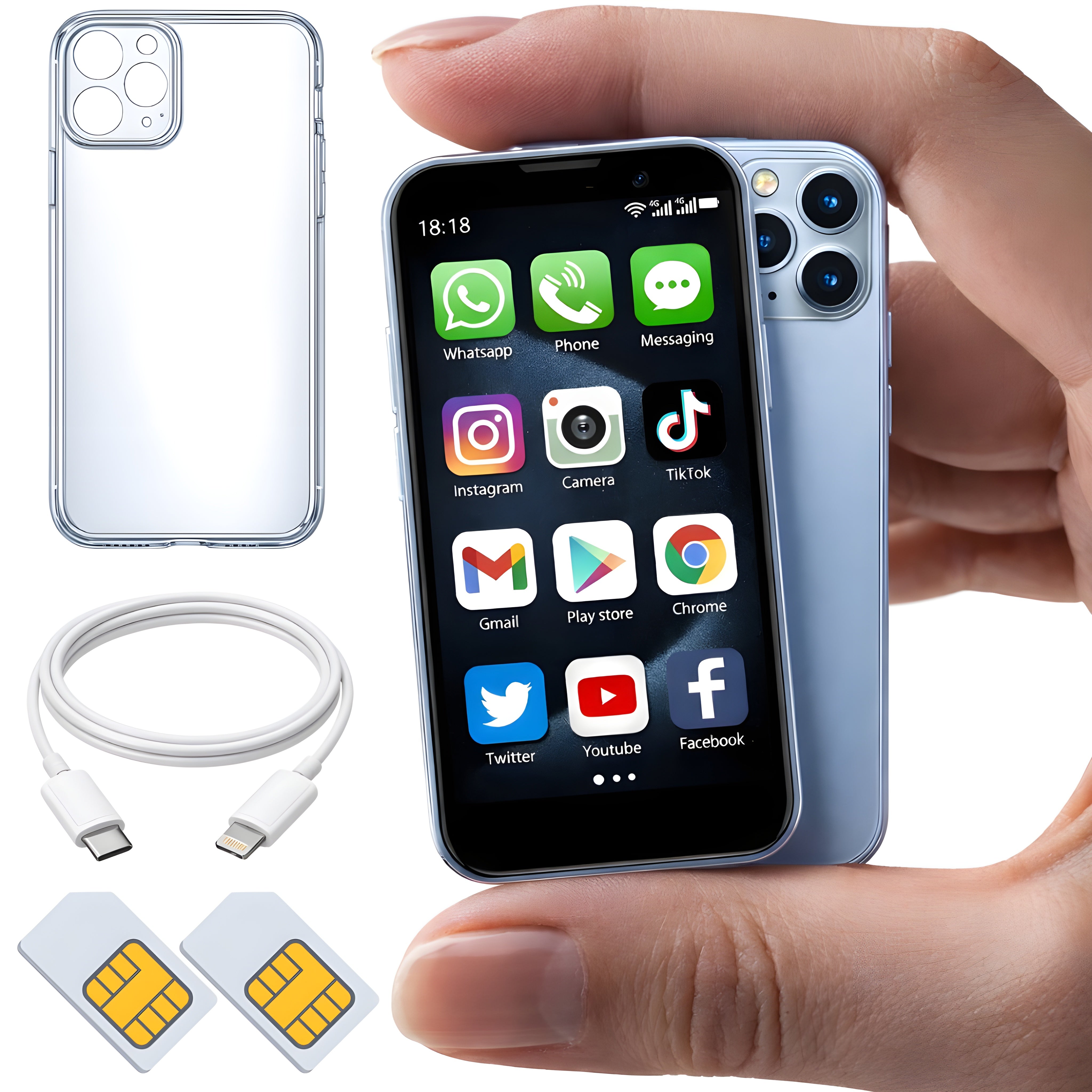 Mini iPhone 16 PRO - Dve SIM Kartice – Vesela Korpa