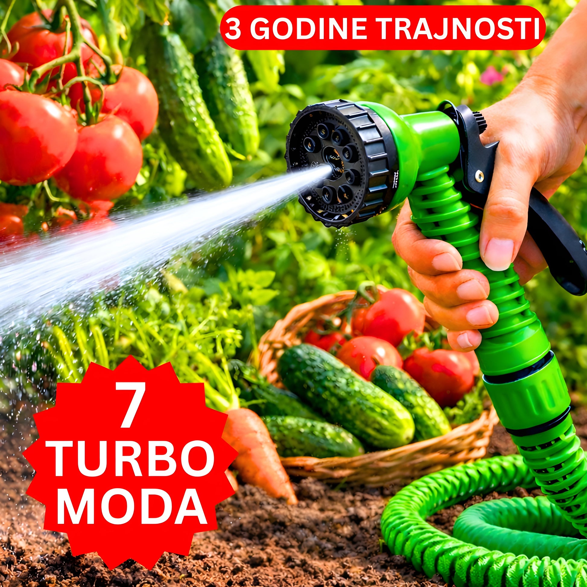 7U1 FLEX Turbo Baštensko Crevo 22,5m